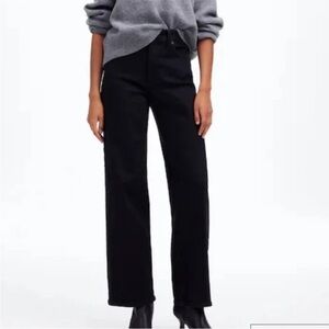 Madewell The Perfect Vintage Jean Wide-Leg Women Size 29 Black